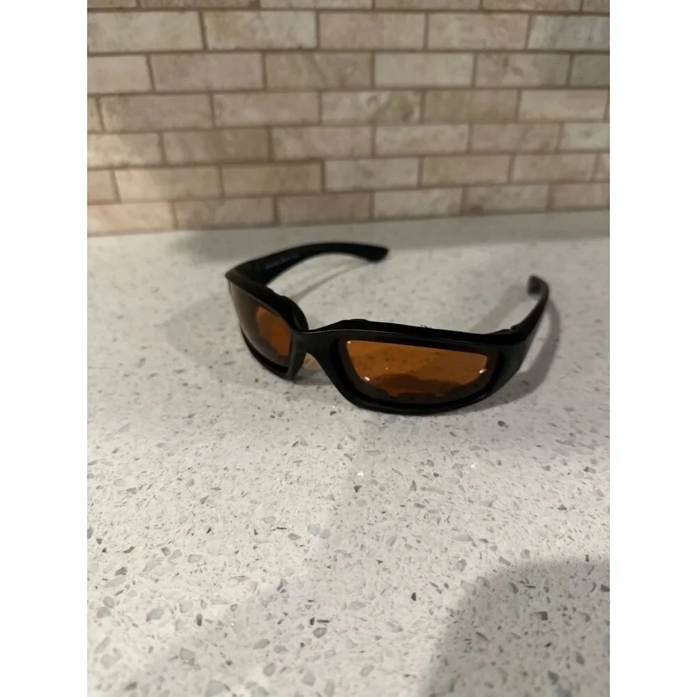 Epoch‎ Eyewear Motorcycle Riding Sports Sunglasses Black Frame Smoke Lens